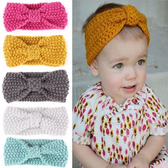 Fita de crochet para bebé em amarelo torrado - Nova