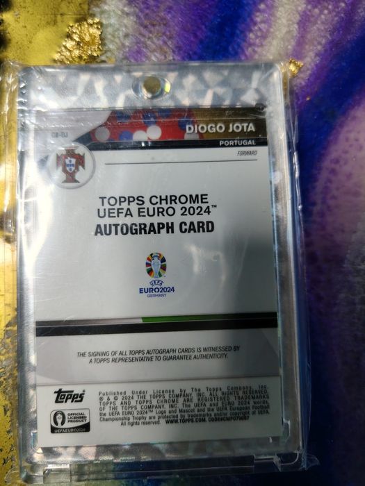 Karta Diogo Jota Auto ! Topps Chrome