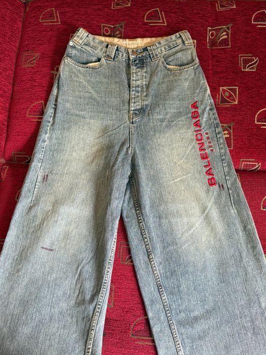 Spodnie Jeansy Baggy Szerokie Balenciaga Oversize