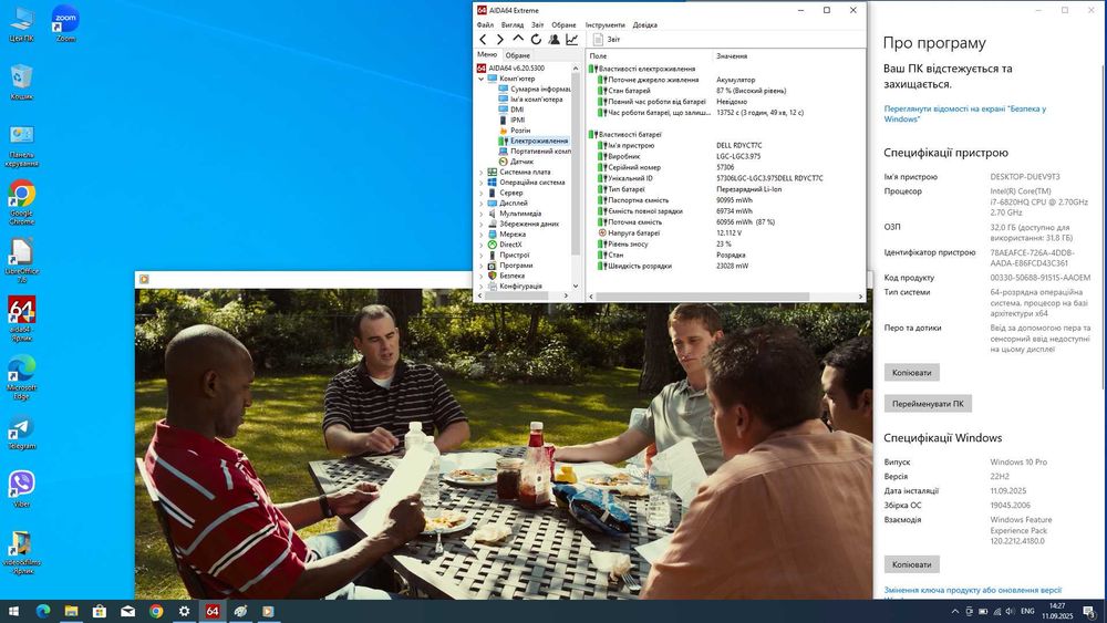 Ноутбук Dell Precision 7520 i7-6820HQ 32GB 128GB + 480Gb SSD M2200 4Gb