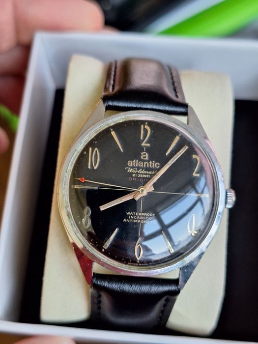 Atlantic Worldmaster 21jewels Unitas