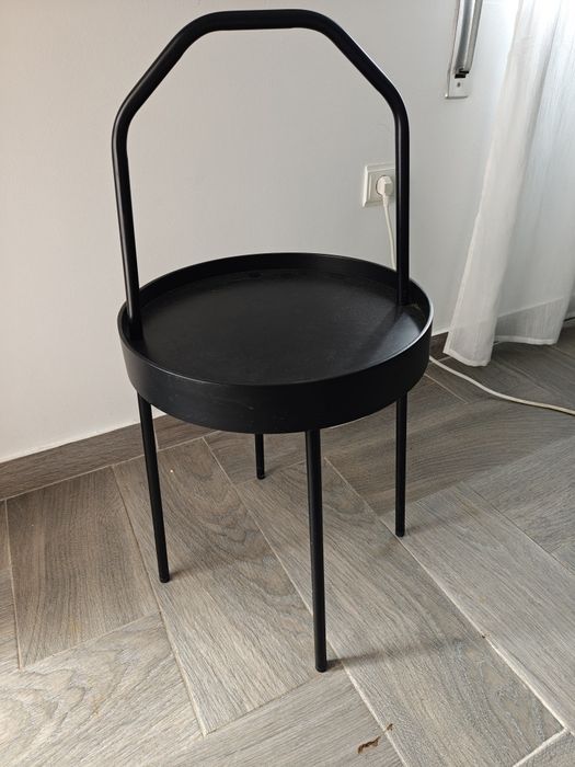 Mesa de apoio IKEA cor preta