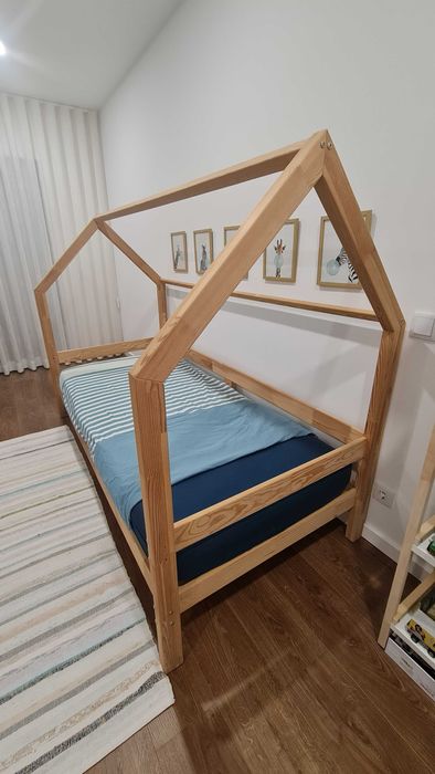Cama Madeira Mon Lit Cabane