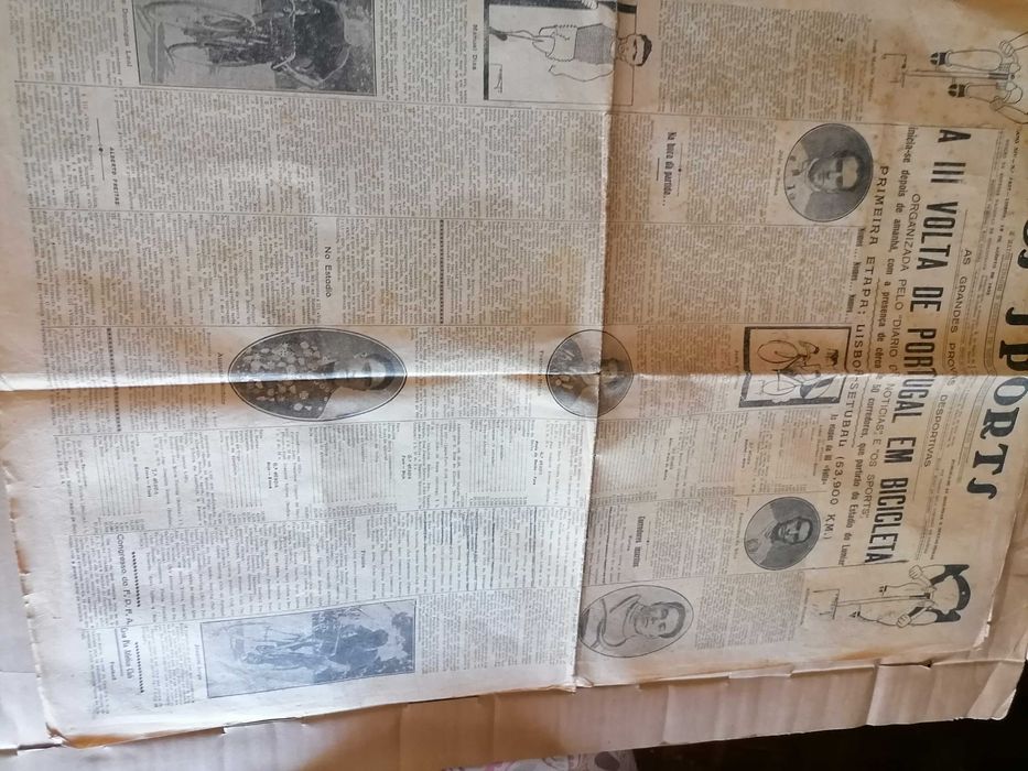 Jornal OS SPORTS 1932 Completo Início III Volta a Portugal Bicicleta