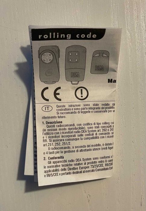 Comando bicanal DEA 273 - NOVO