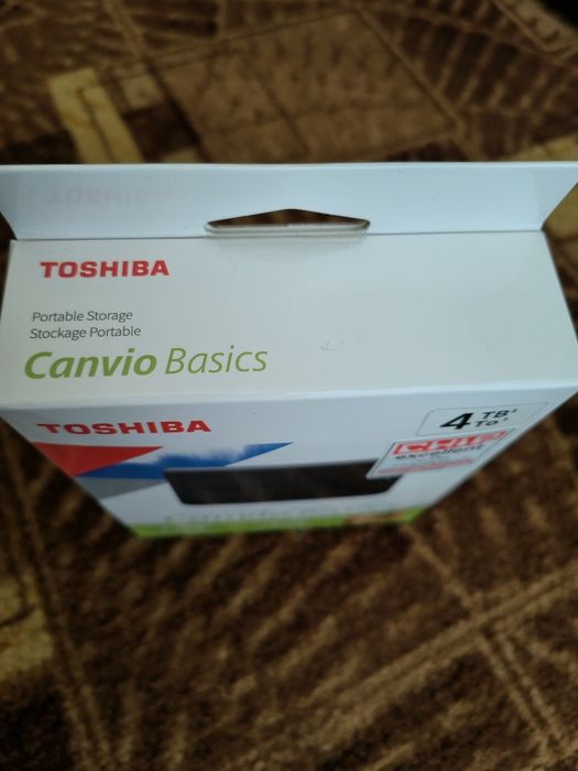 Dysk Toshiba Canvio Basics 4TB HDD 2.5" - Fabryczne Folie Nieotwierany