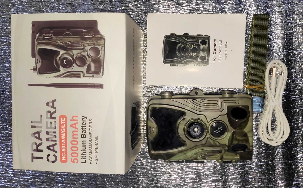 Новая фотоловушка с литиевым аккумулятором большой ёмкости. Фото+видео