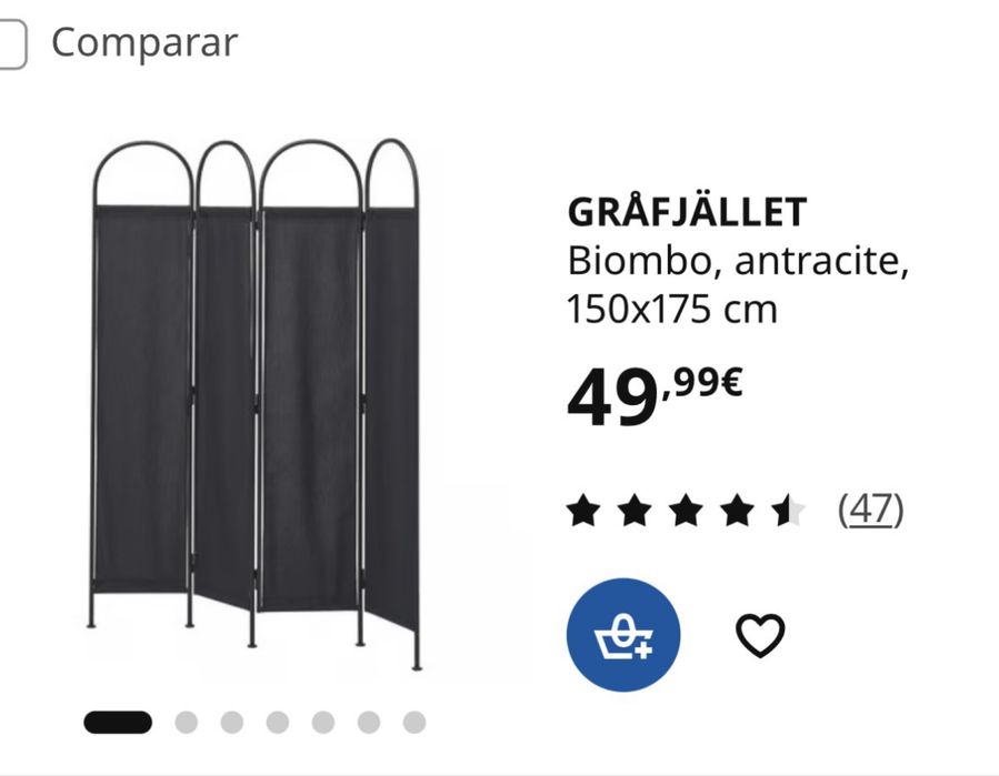 Biombo ikea em ootimo estado