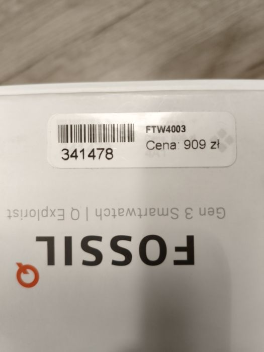 Zegarek Fossil ftw 4003