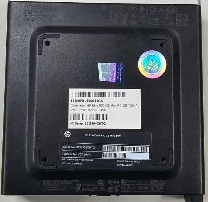 HP EliteDesk 800 G3 Mini PC