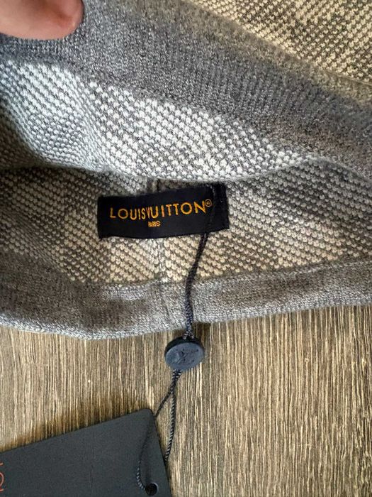 czapka szara louis vuitton