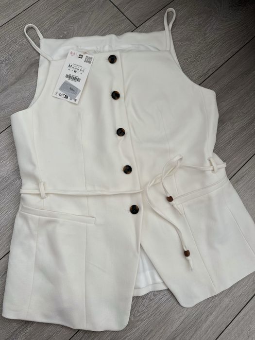 Комтюм літній білий zara