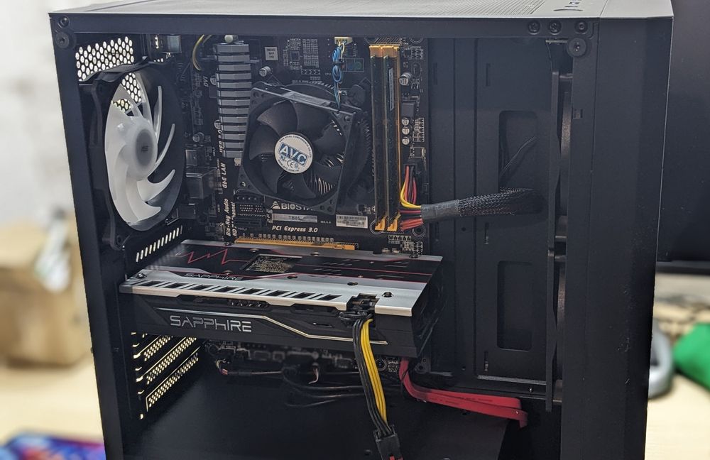 Ігровий системний блок intel i5-4690/rx 580/ssd 120gb