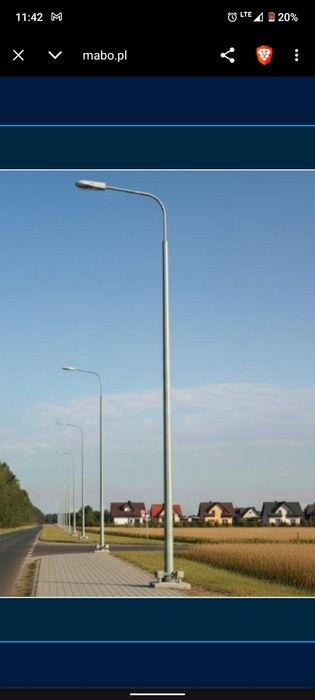 Słup energetyczny 10m Mabo+ podstawa