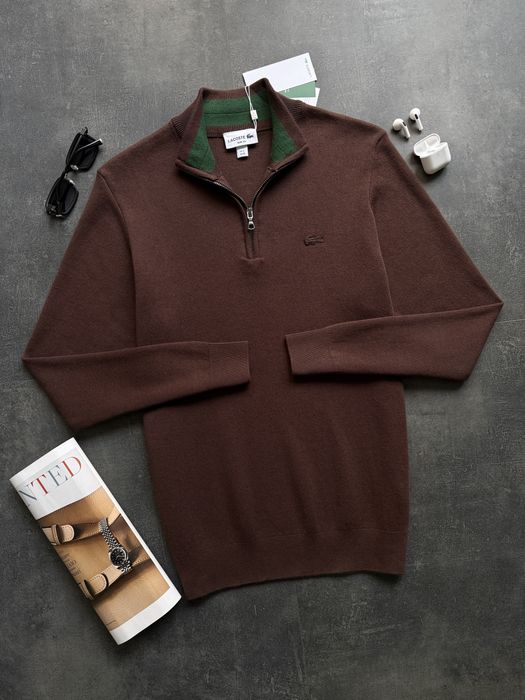 Lacoste zip светр