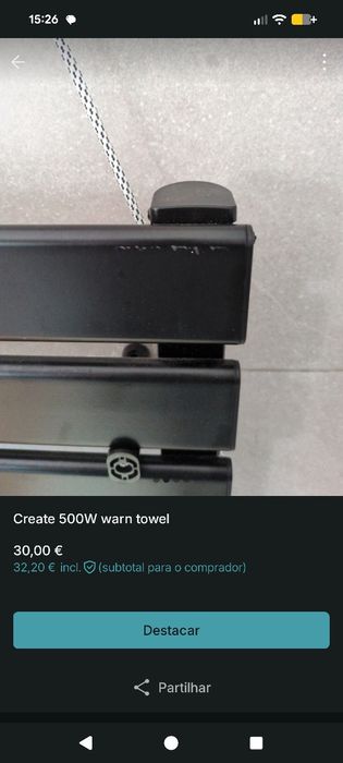 Create warn towel 500w