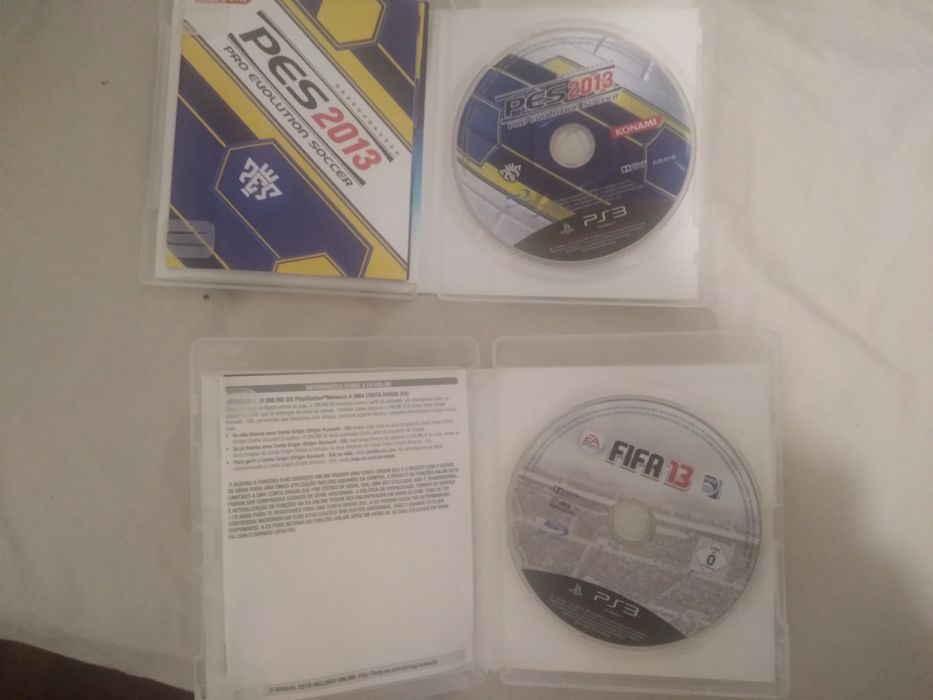 Jogos PS3 FIFA e PES 2010 a 2013