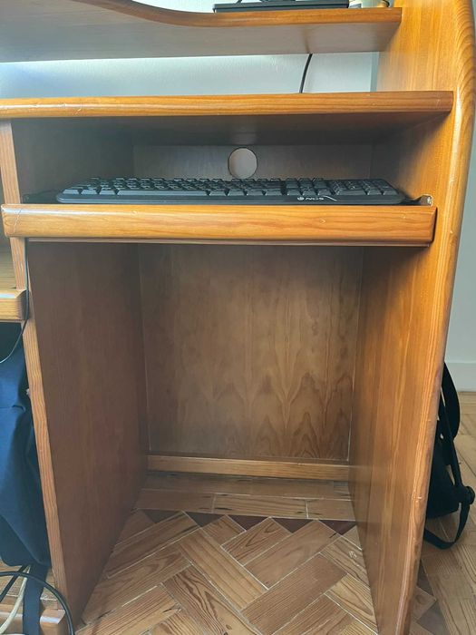 Secretária de escritório madeira maciça