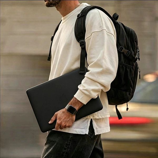 Tech-Protect Softshell Macbook Air 15 M2-M5/2023, 2026 Matte Black