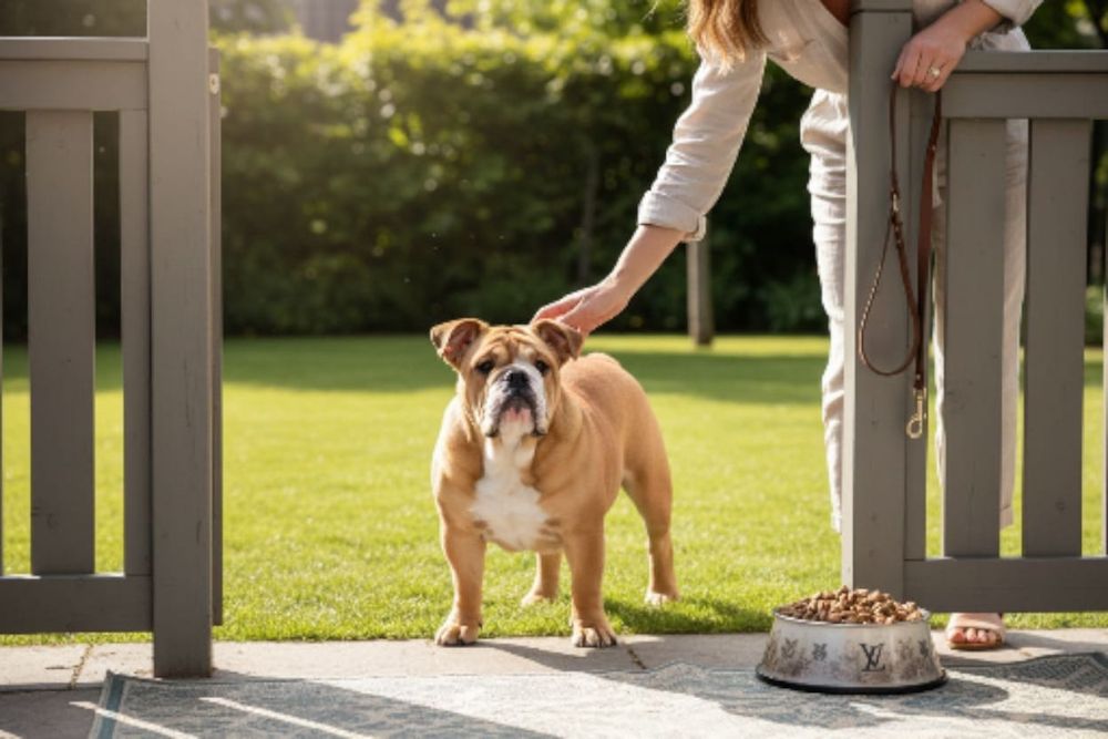 Piesek buldog angielski