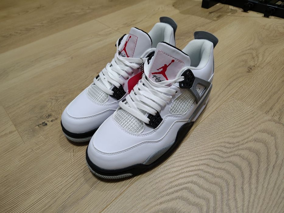 Jordan 4 white cement