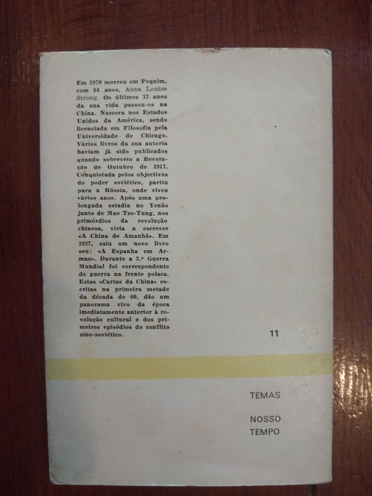 Anna Louise Strong - Cartas da China