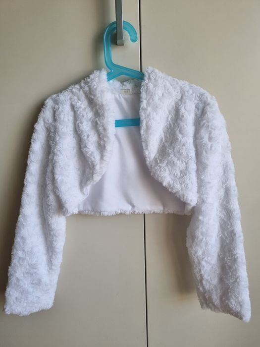 Sukienka komunijna biała 128 cm