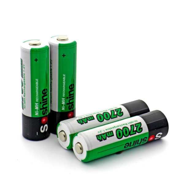 Аккумуляторы AA Soshine 2700 mAh 4 шт + бокс, якість