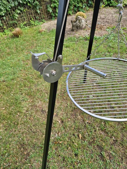 Trójnóg nierdzewny grill ognisko palenisko