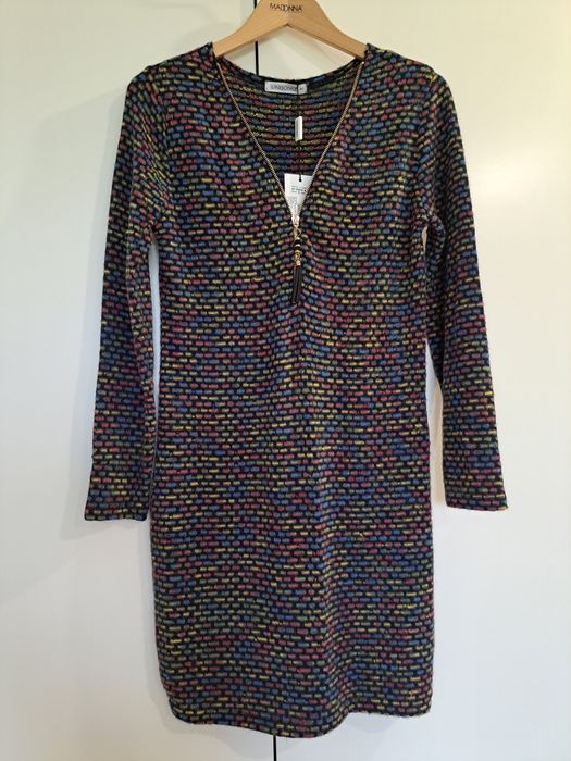 Kolorowa sukienka Unisono r.M/L