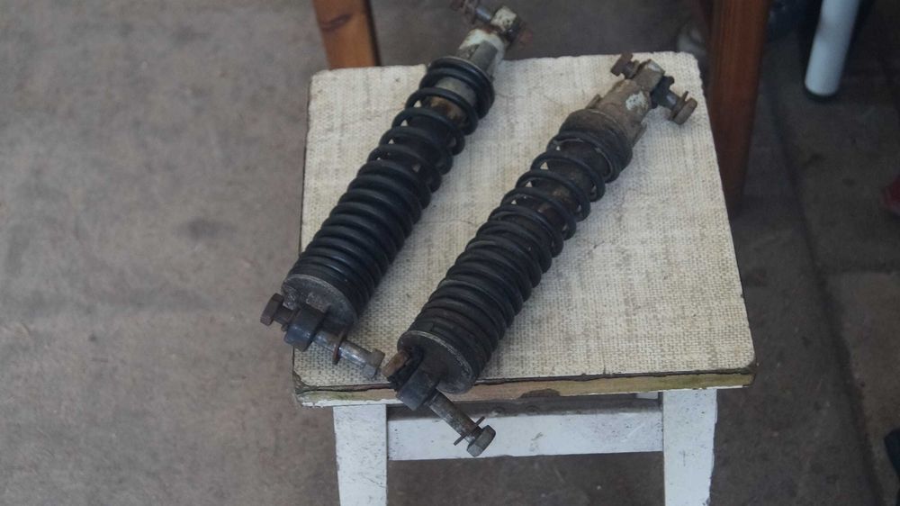 Jawa 350 TS amortyzatory czarne sprężyna oryginał komplet