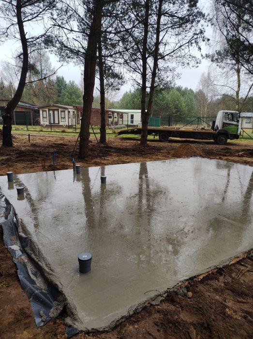Płyty fundamentowe pod Domki Garaże Altany