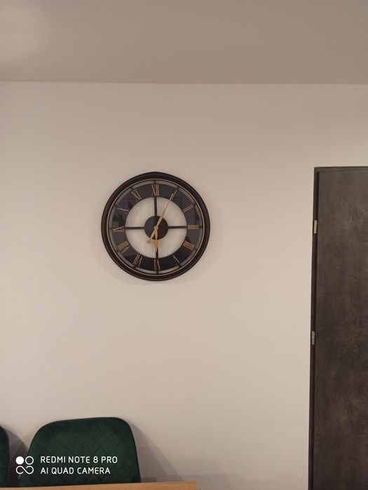 Zegar ścienn, stan jak nowy średnica 50 cm