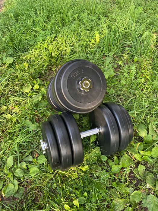 Гантелі розбірні 2 по 28 кг гантели 2 на 28