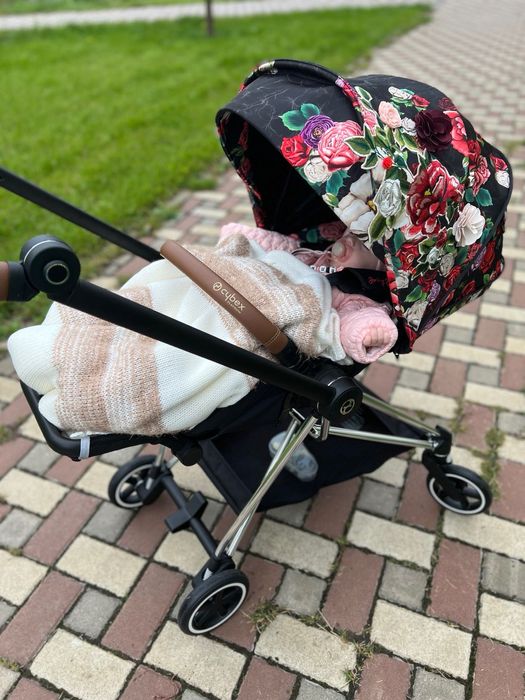 Продаю прогулянкову коляску Cybex Mios 4.0-Chrome Brown + Blossom Dark