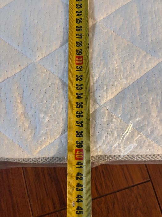 Materac Zollner Dr Lubbe 40x75 cm do wózka kosz mojżesza