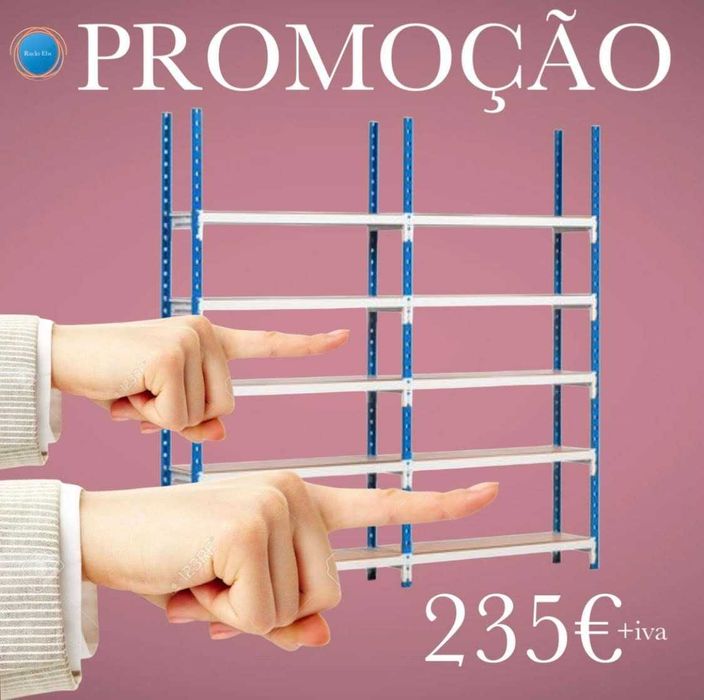 Grande diversidade em estantes para organização do seu espaço.