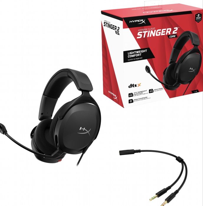 Навушники HyperX Cloud Stinger 2 Core Wired Black