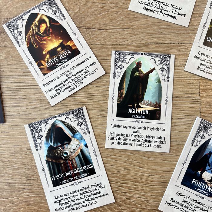 Talisman Magia i Miecz 5 Nowe Karty Przygód 3 Dodatkowe 48 Kart +Czary