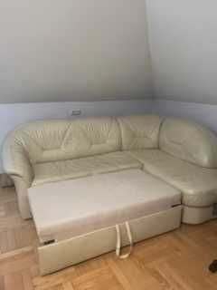 kanapa skórzana i fotel