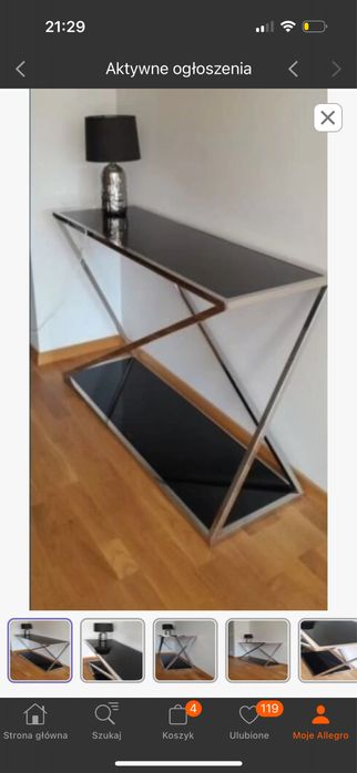 Konsula stolik premium loft