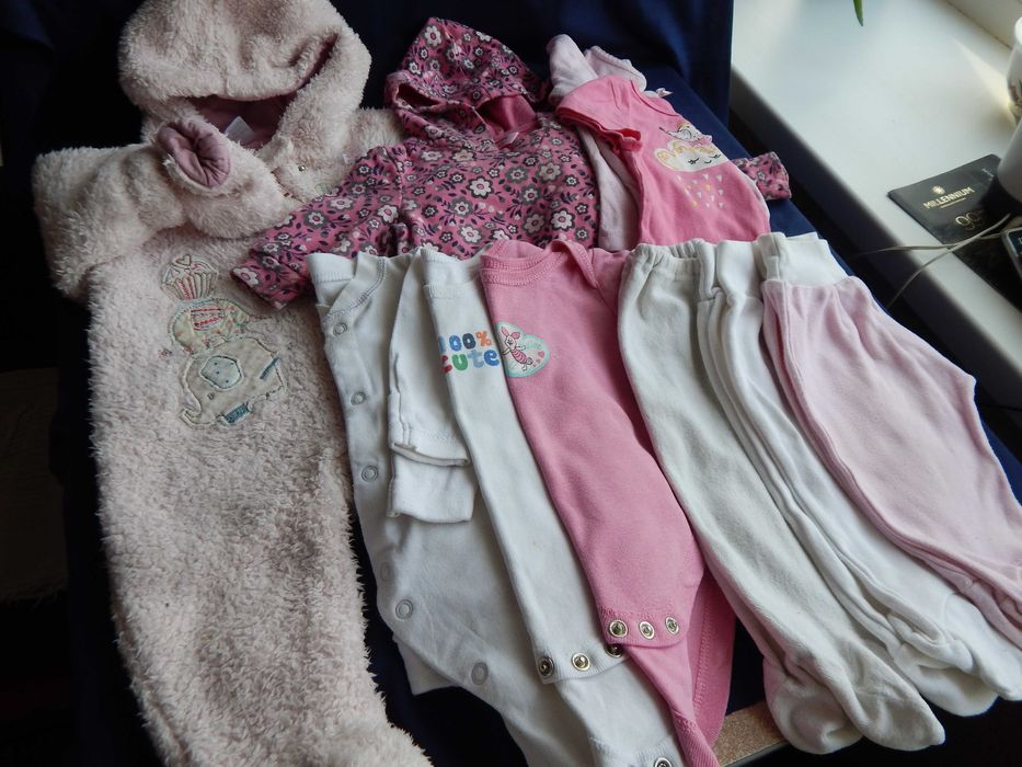 Набір одягу для дівчаток від 0 до 3міс , 10шт .  за 125грн