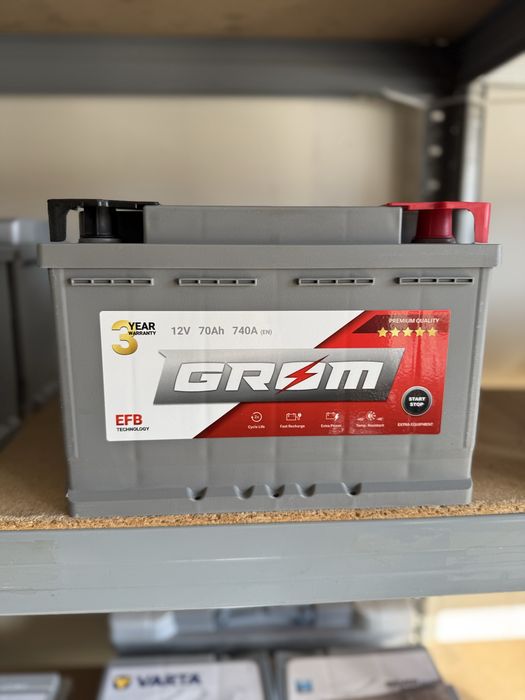 Akumulator GROM 12V 70Ah 740A EFB