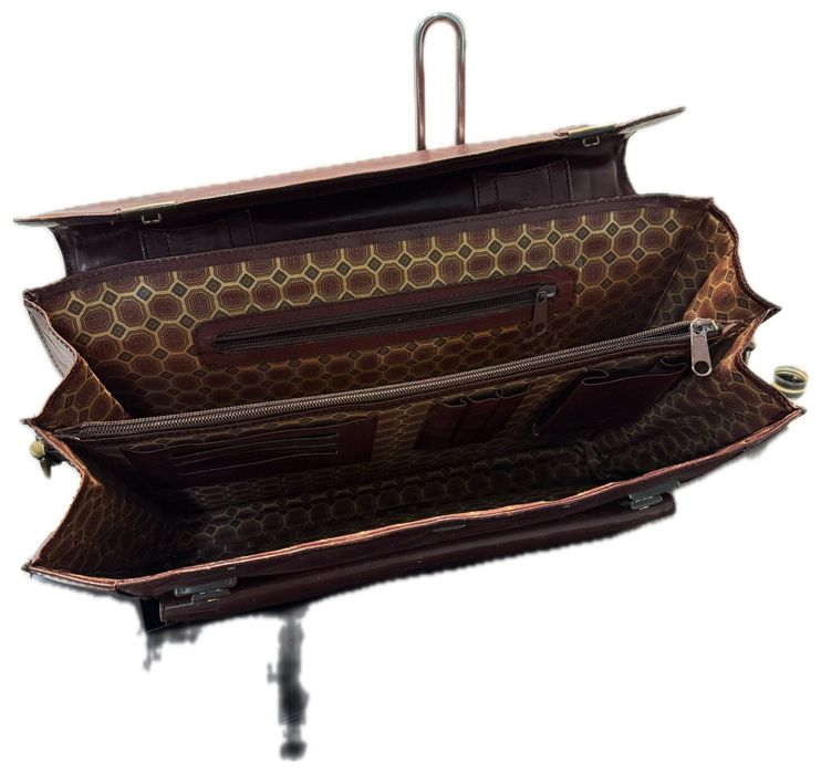 Pasta Executiva em Couro castanho