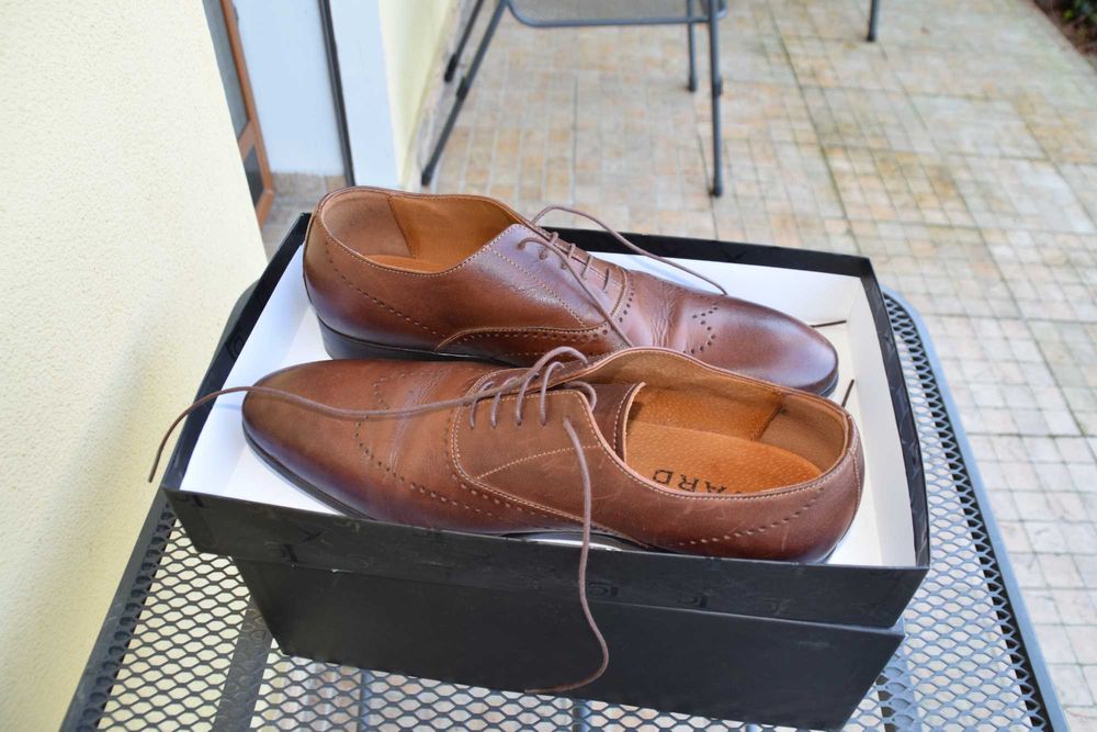 Sprzedam brązowe, skórzane buty męskie, Lavard, 42, Opole, opolskie