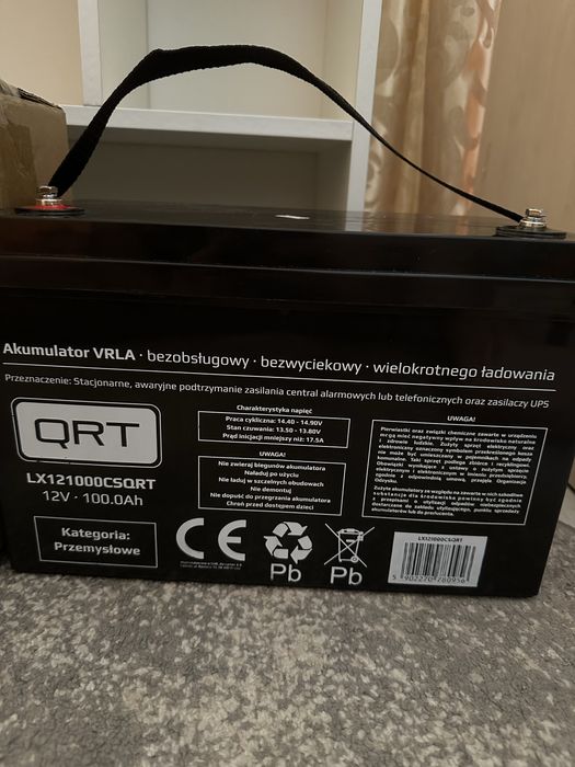 Аккумулятор AGM VRLA QRT 100ah 12V новый мультигелевый