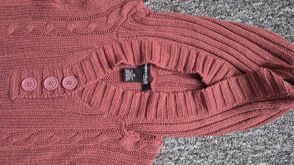 Bordowy sweter (rozmiar XS)