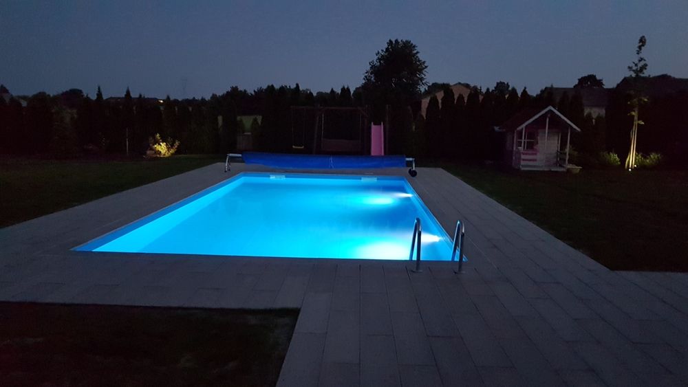 Bloczki styropianowe basen oryginalne wzmocnione basenowe pustaki