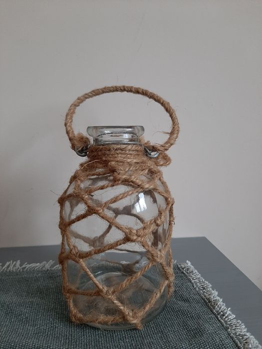 Wazonik butelka boho dekoracja