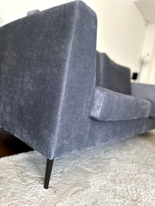 Sofa Cinzento 3,5 lugares Semi Novo c/ 3 Meses de Utilização